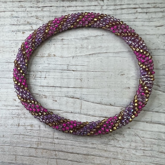 Roll on bracelets! Set of two. Pink, purple,gold. Lovely! New without tags. 😍 - Picture 5 of 5